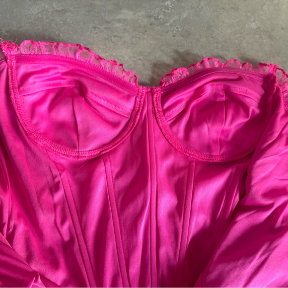 FASHION NOVA FUSHA PINK MINI DRESS - Picture 3 of 4